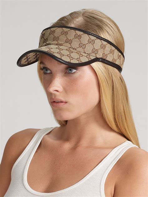 gucci visor hat